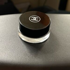 CHANEL Black Foundation Glass Pot with Clear Base